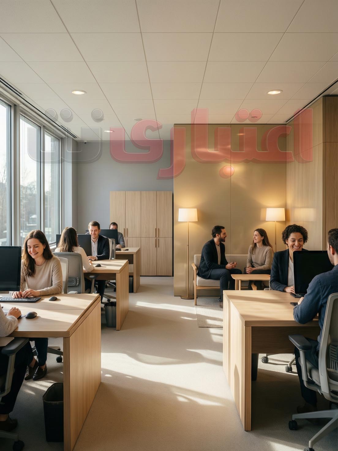 در طراحی جدید محیط‌های اداری و شرکت‌ها، خبری از اتاق‌های مجزا و محیط‌های دربسته و راهروهای باریک نیست. کارمندان و مدیران شرکت در سالنی یکپارچه که با پارتیشن‌هایی طراحی شده در محیطی گرم و صصمیمی کار می‌کنند